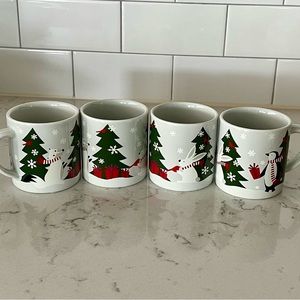 Crate and barrel jolly trio child mugs